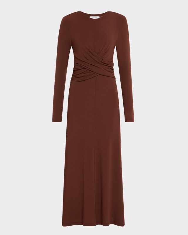 Twist Jersey Maxi Dress